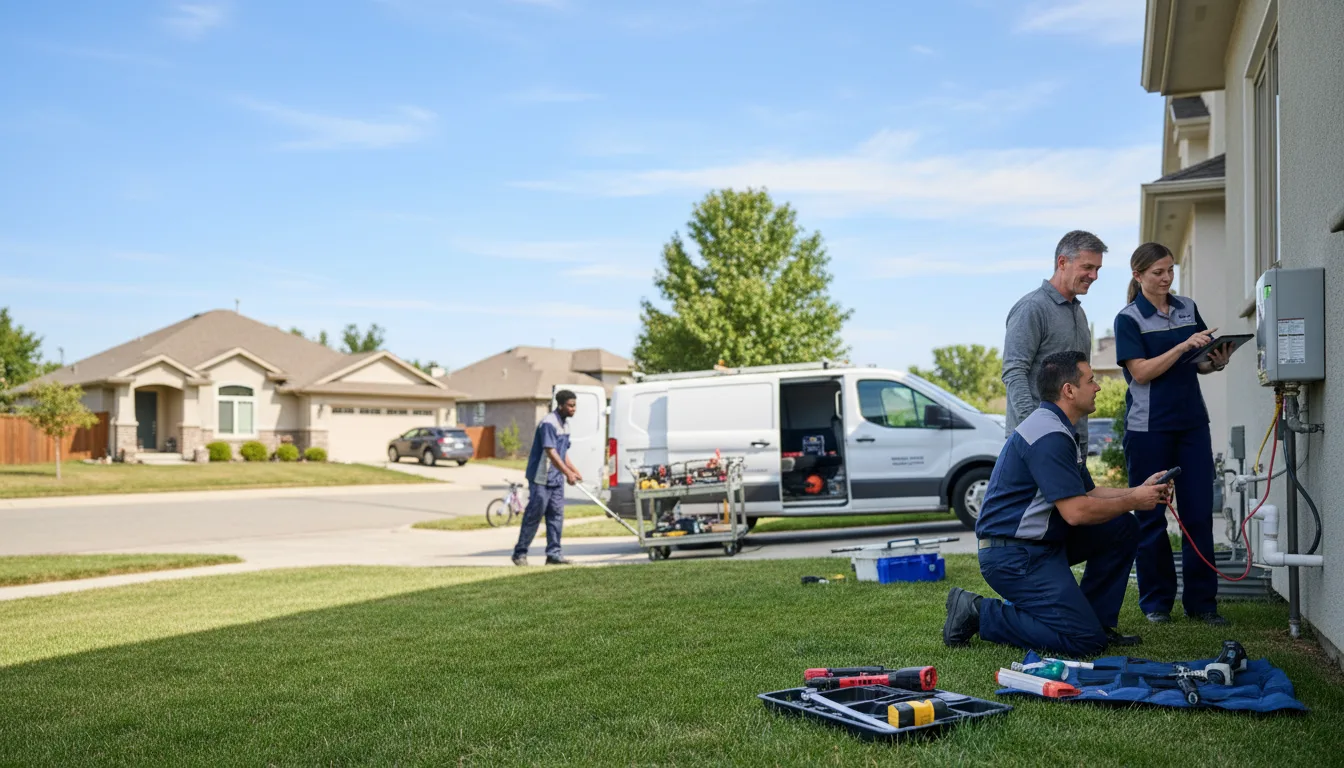 Tankless water heater service in Oakley, UT